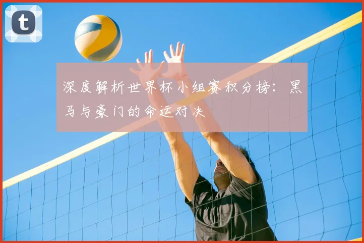 深度解析世界杯小组赛积分榜:黑马与豪门的命运对决